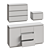 Elegant Issa Set of Drawers 3D model small image 5