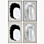 Artwork Set with Frame Options 3D model small image 2