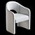 Modern Dining Armchair: Anaya 3D model small image 5