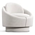 LUNA SWING Cozy Armchair 3D model small image 3