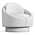 LUNA SWING Cozy Armchair 3D model small image 6