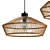 Lucide Yunkai Pendant Light Cluster 3D model small image 5