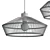 Lucide Yunkai Pendant Light Cluster 3D model small image 6