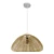 Handcrafted Rattan Pendant Light 3D model small image 4