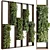 Botanical Wooden Frame Wall Decor 3D model small image 1