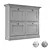 Dantone Home Shoe Cabinet 3D model small image 1