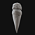 Two-Tone Ice Cream Cone 3D model small image 12