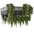 Metal Box Indoor Hanging Plants 3D model small image 4