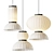 Elegant Arga Pendant Light 3D model small image 1