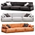 Sleek Plag Sofa Set 2019 3D model small image 1