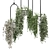 Metal Box Hanging Plant Set 3D model small image 2