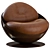 Esfera Lounge Armchair: Timeless Elegance 3D model small image 4