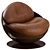 Esfera Lounge Armchair: Timeless Elegance 3D model small image 6