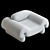 Cozy Little Lamb Chair 3D model small image 3