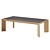 Sleek Modern Tuck Coffee Table 3D model small image 1