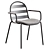 Joncols Outdoor Chair with Cushion 3D model small image 1