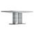 Modern Tivoli Dining Table Black 3D model small image 4