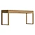 Bamboo Wooden Bench 47x120cm 3D model small image 4