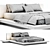 Modern 3D Model Bedrealm-004 3D model small image 6