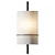 Modern PBR Shaw Sconce, 100x160x380mm 3D model small image 2