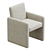  Elegant Kima Dining Chairs Set 3D model small image 2