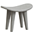 Sleek Concrete Malcolm Bench 3D model small image 4