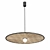 Rattan Pendant Light 100cm Wide 3D model small image 5