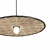 Rattan Pendant Light 100cm Wide 3D model small image 7