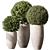 Garden Topiary Ball Decoration 3D model small image 1