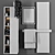 Versatile Bathroom Accessories Set 3D model small image 5