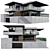 Modern Villa No20 Model Kit 3D model small image 1