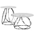 Sleek Glass Coffee Table Design 3D model small image 2