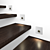 Modern LED Stair Step Light 3D model small image 6