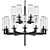 Modern Chandelier FEAT LUX 3D model small image 1