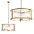  Next Hertford Pendant Chandelier 3D model small image 2