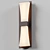 Modern LED Sconce with Wood Finish 3D model small image 2