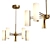  Brass Enzo Chandelier by Next 3D model small image 2