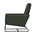 Elegant Cantori JACKIE Armchair 3D model small image 3