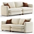 Versatile Vivienne Modular Sofa 3D model small image 1