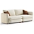 Versatile Vivienne Modular Sofa 3D model small image 3