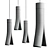 Modern Split Concrete Pendant Lamp 3D model small image 5