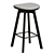 Sophisticated Modern Pauline Counter Stool 3D model small image 3