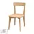 Modern Wooden Chair Design 3D model small image 1