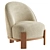 Modern Cosmos Berjer: Stylish Seating 3D model small image 1