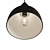 Matte Black Cliona Pendant Light 3D model small image 3