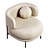 Modern AKIKO Lounge Armchair Home 3D model small image 5