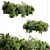 Greenery Charm - Corona Hanging Plant 3D model small image 1