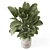 Handmade Stone Pot Indoor Plants 3D model small image 2