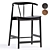 Sleek Byers Counter Stool 3D model small image 1