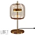 Modern LED Metal Glass Table Lamp 3D model small image 1